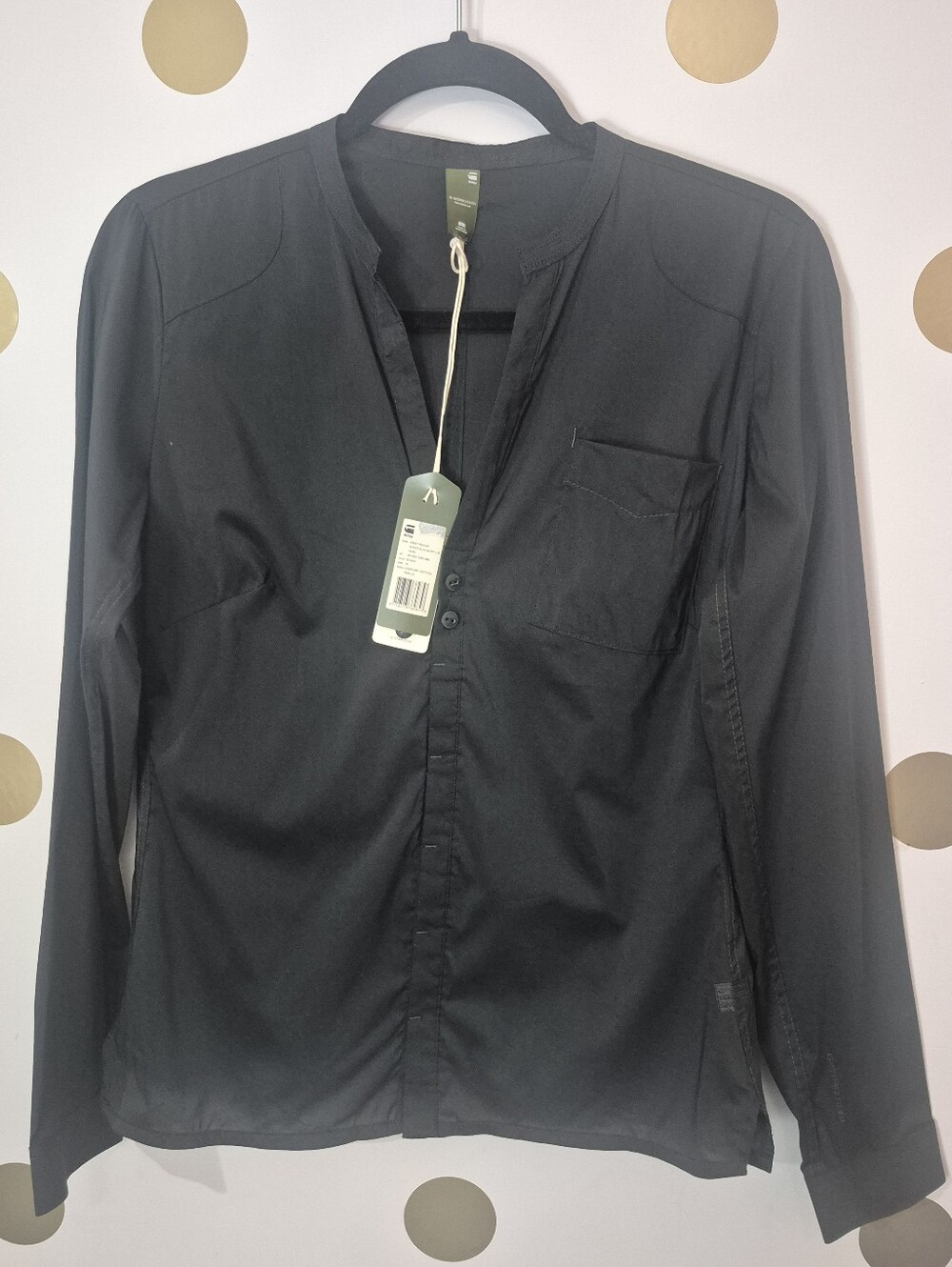 G-Star RAW Army Radar Super Slim Long Sleeve Shirt Women Size Med- NWT
